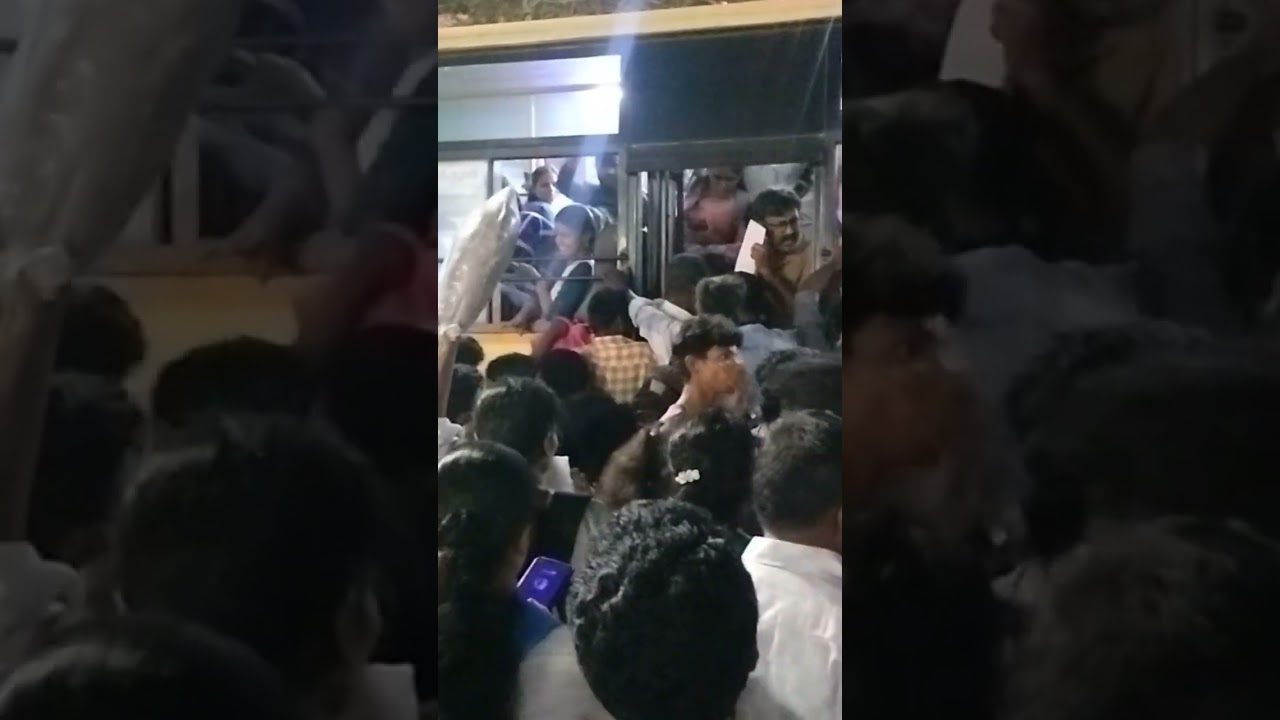 Coimbatore Singanallur Bus stand Crowd Election#election2026 #crowd #busstand #tamilnaduelection2026
