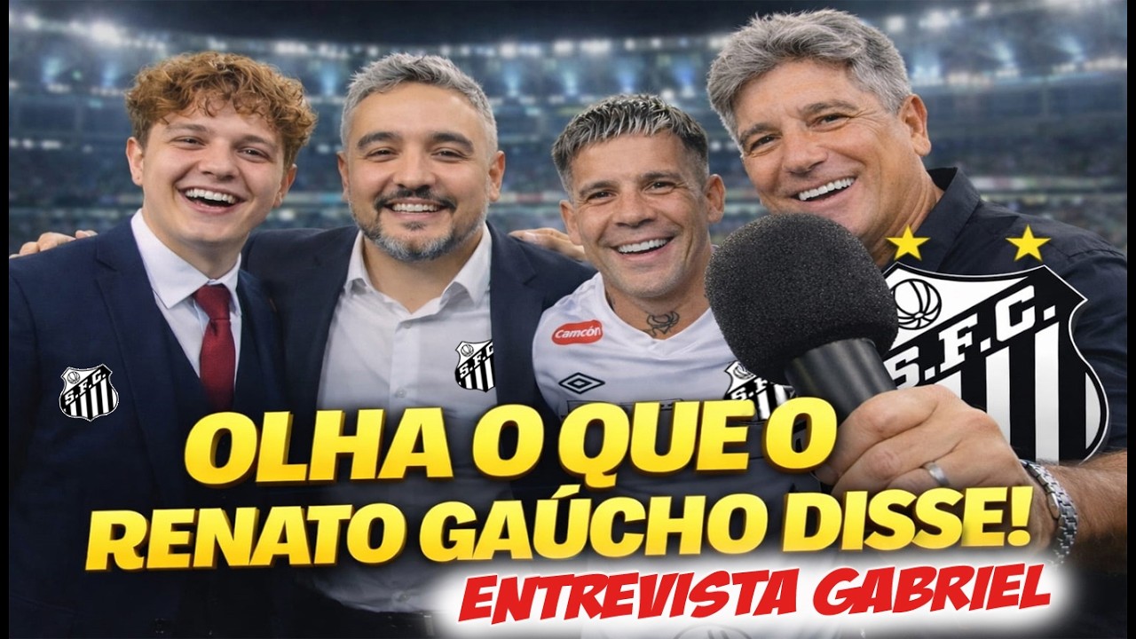 ⚽ VOCÊ VIU ISSO? REPRESENTAMOS O SANTOS FC!