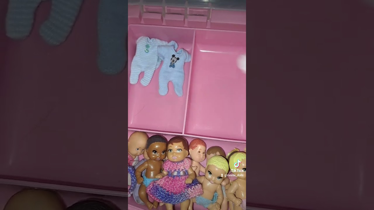 Colección de bebés de Barbie y ropita para ellos 😍