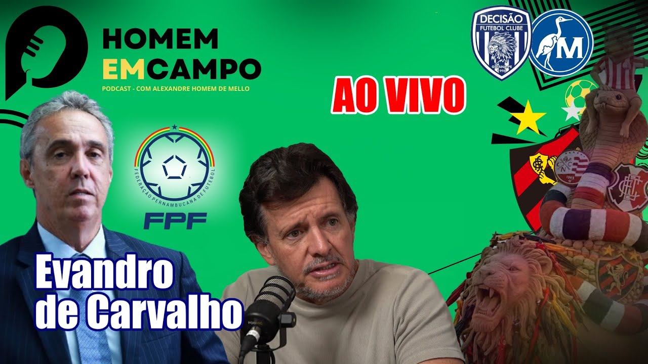 Evandro de Carvalho, Presidente da Federação Pernambucana de Futebol