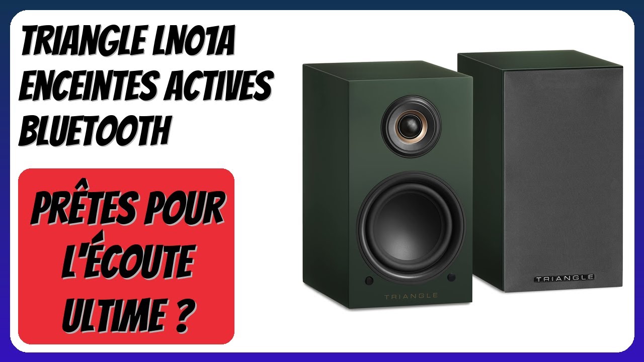 AVIS (2026) : Triangle LN01A Enceintes Actives Bluetooth. DÉTAILS