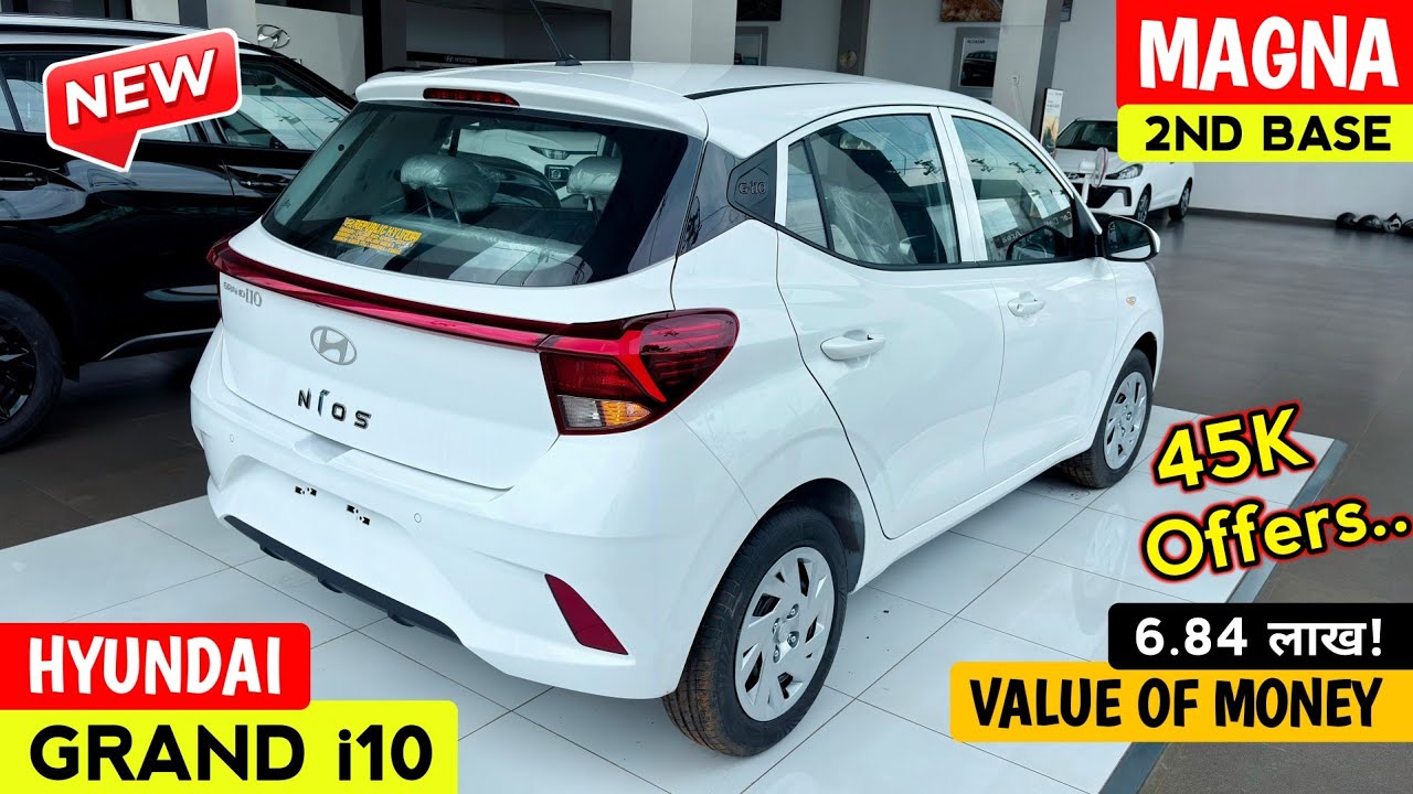 All New✅️ 2025 Hyundai Grand i10 Nios Magna Detailed Review On Road Price | New Features | Mileage..