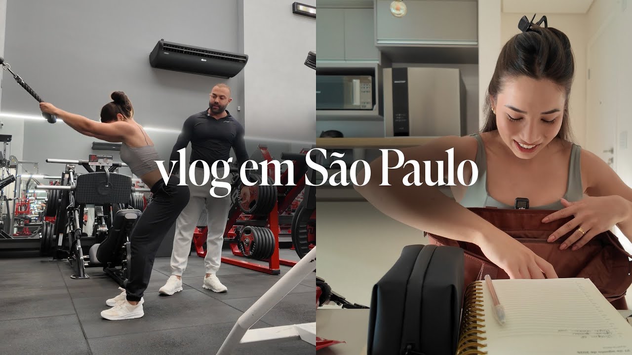 VLOG: treino no ct do cariani, rotina de trabalho em SP, gravei com Luiz Salles