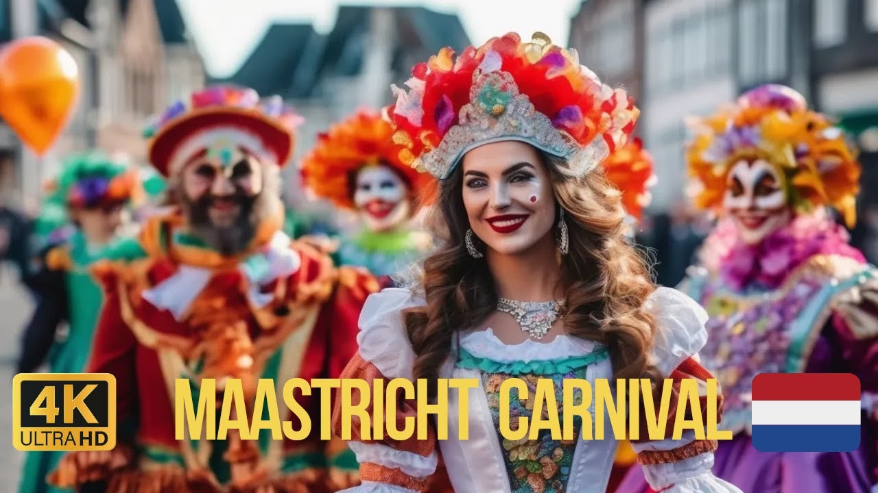Maastricht Carnival walking tour 4k 🇳🇱 | Vastelaovend (with subtitles)