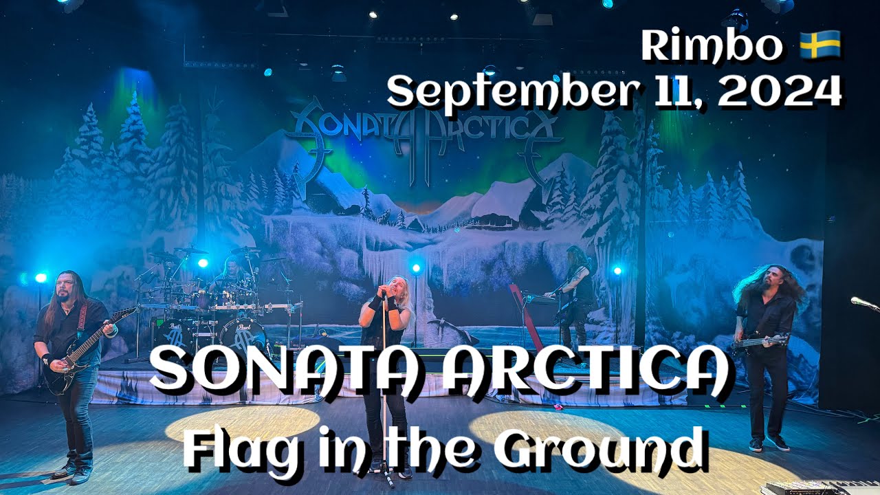 Sonata Arctica - Flag in the Ground @Rimbo kulturscen, Rimbo, Sweden 🇸🇪 Sep 11, 2024 LIVE HDR 4K