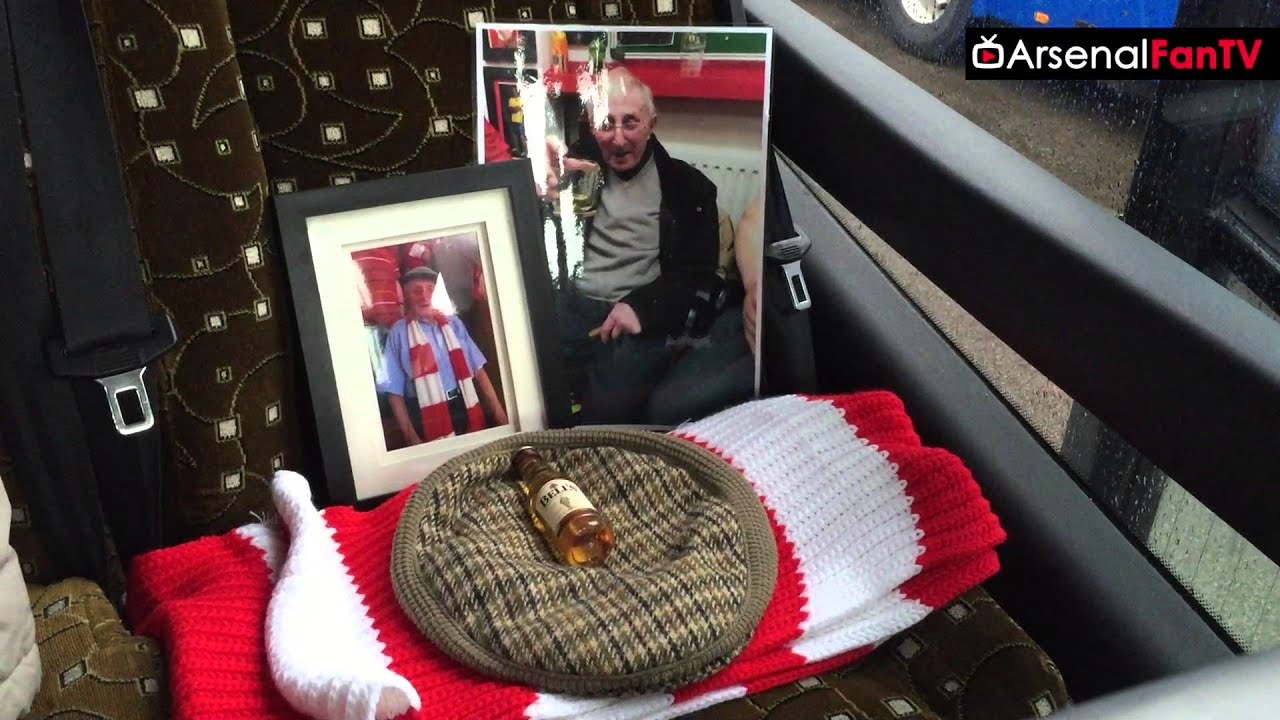 Arsenal Fans Classy Tribute Today To Ernie Crouch | Aston Villa 0 Arsenal 2