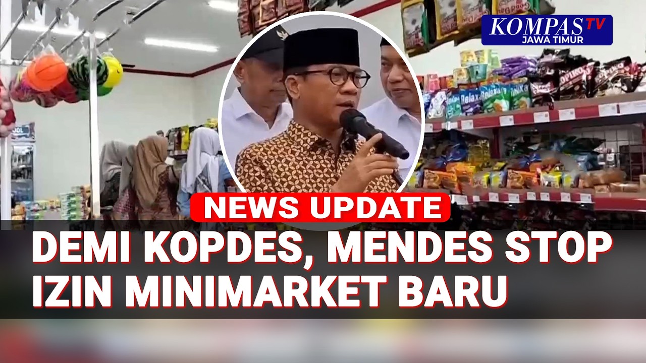 Demi Koperasi Merah Putih, Mendes Yandri Susanto Usul Stop Izin Minimarket Baru