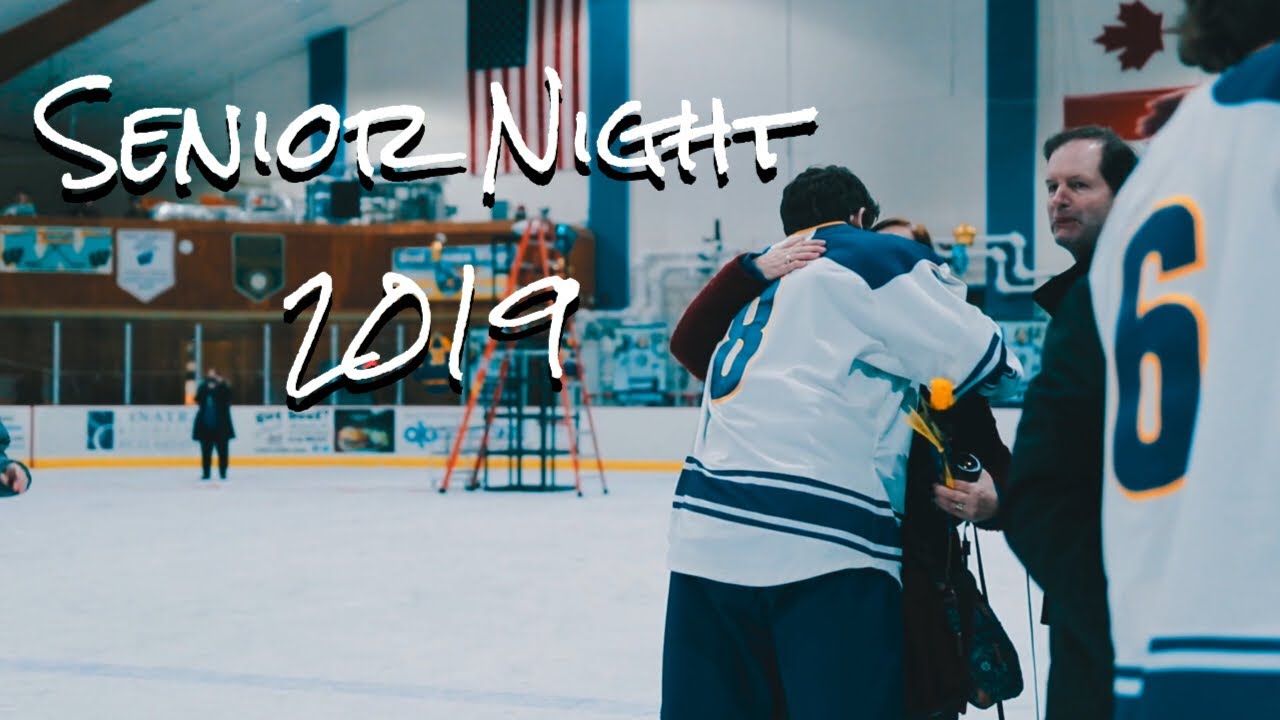 West Seneca West Hockey Senior Night 2019