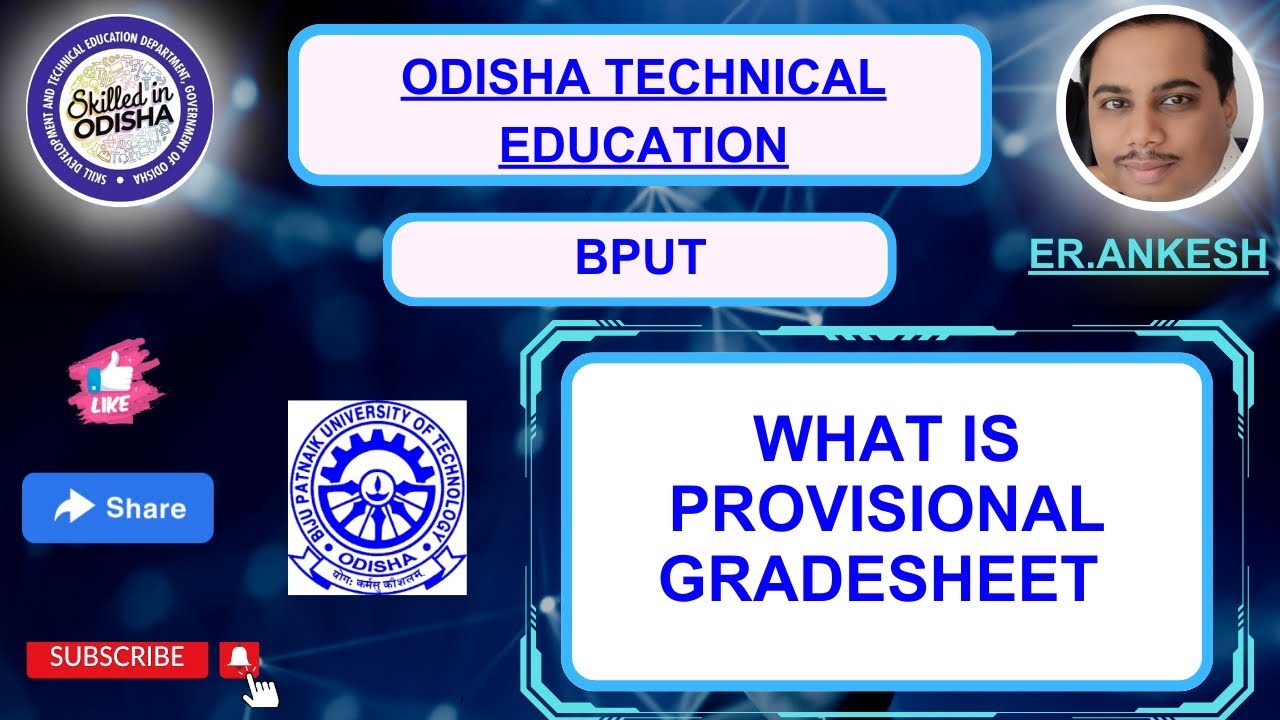 PROVISIONAL GRADESHEET UPDATE FOR BPUT STUDENTS #bput #btech #bpharma