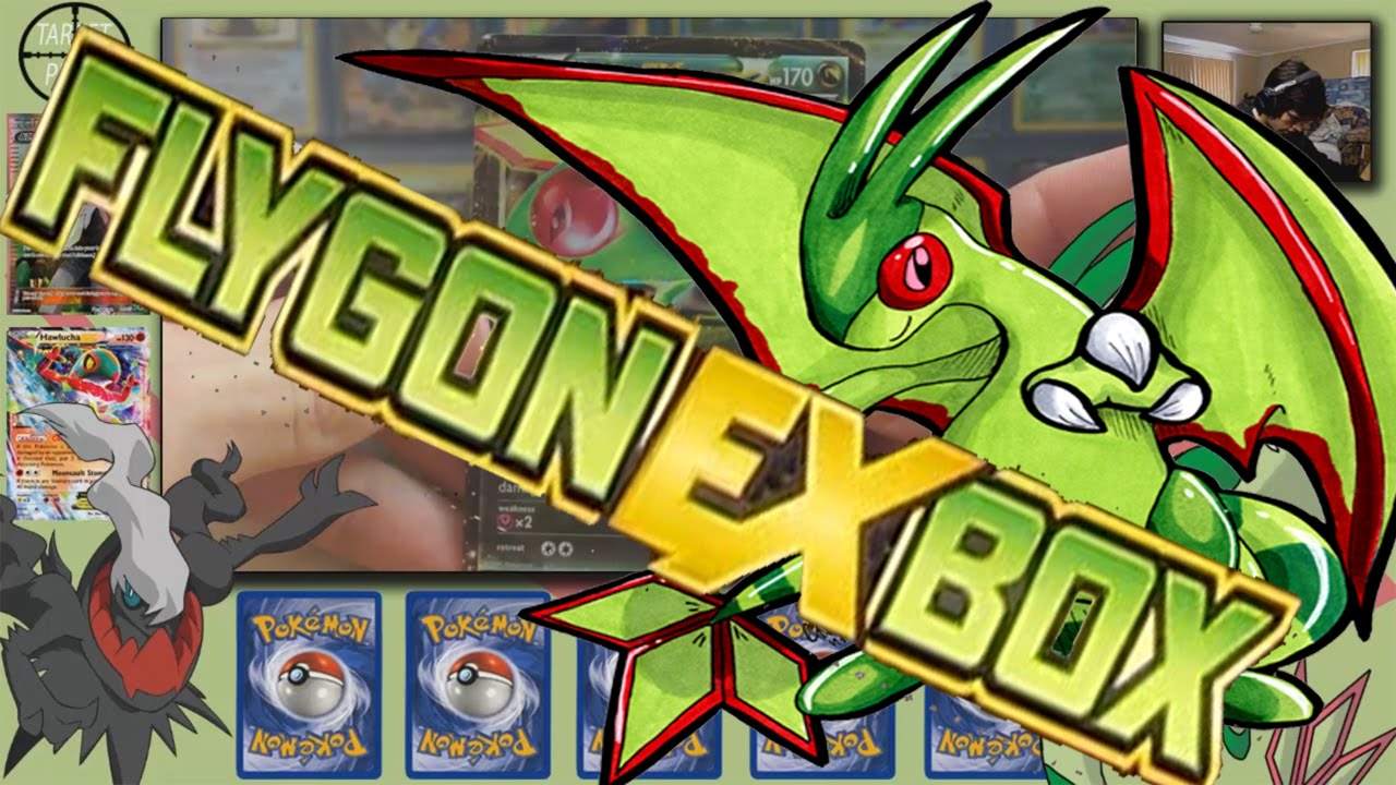 Opening a FLYGON EX BOX Pokemon TCG