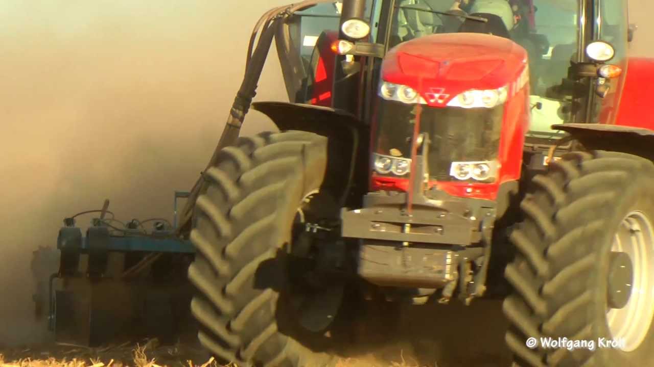 Massey Ferguson 8690 s&auml;t mit K&ouml;ckerling Ultima