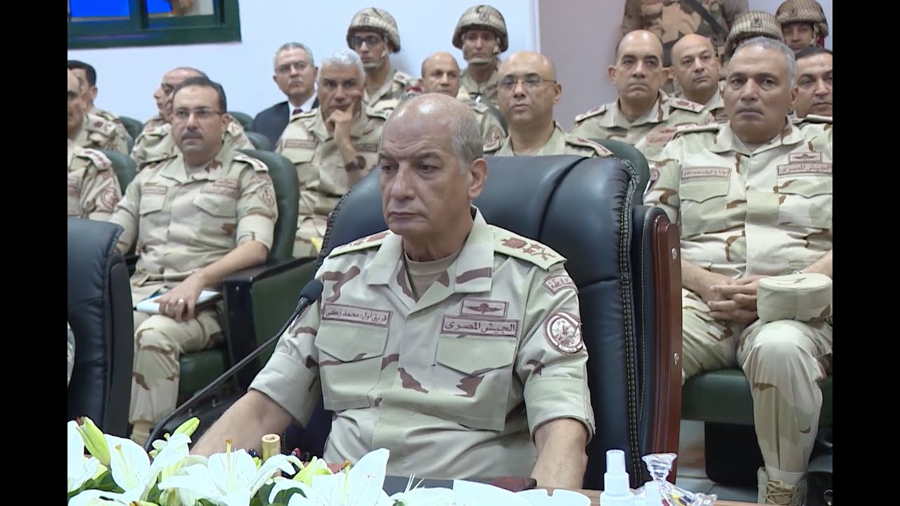 الفريق أول محمد زكي يشهد المرحلة الرئيسية لمشروع مراكز القيادة الاستراتيجي التعبوي التخصصي 