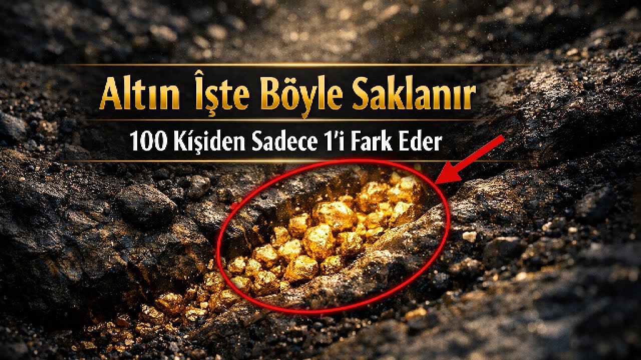 Altın İşte B&ouml;yle Saklanır &mdash; 100 Kişiden Sadece 1&rsquo;i
