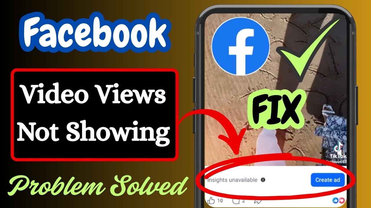 How To Fix Facebook Video Views Not Showing | Facebook Video Views Missing Problem 100% Working