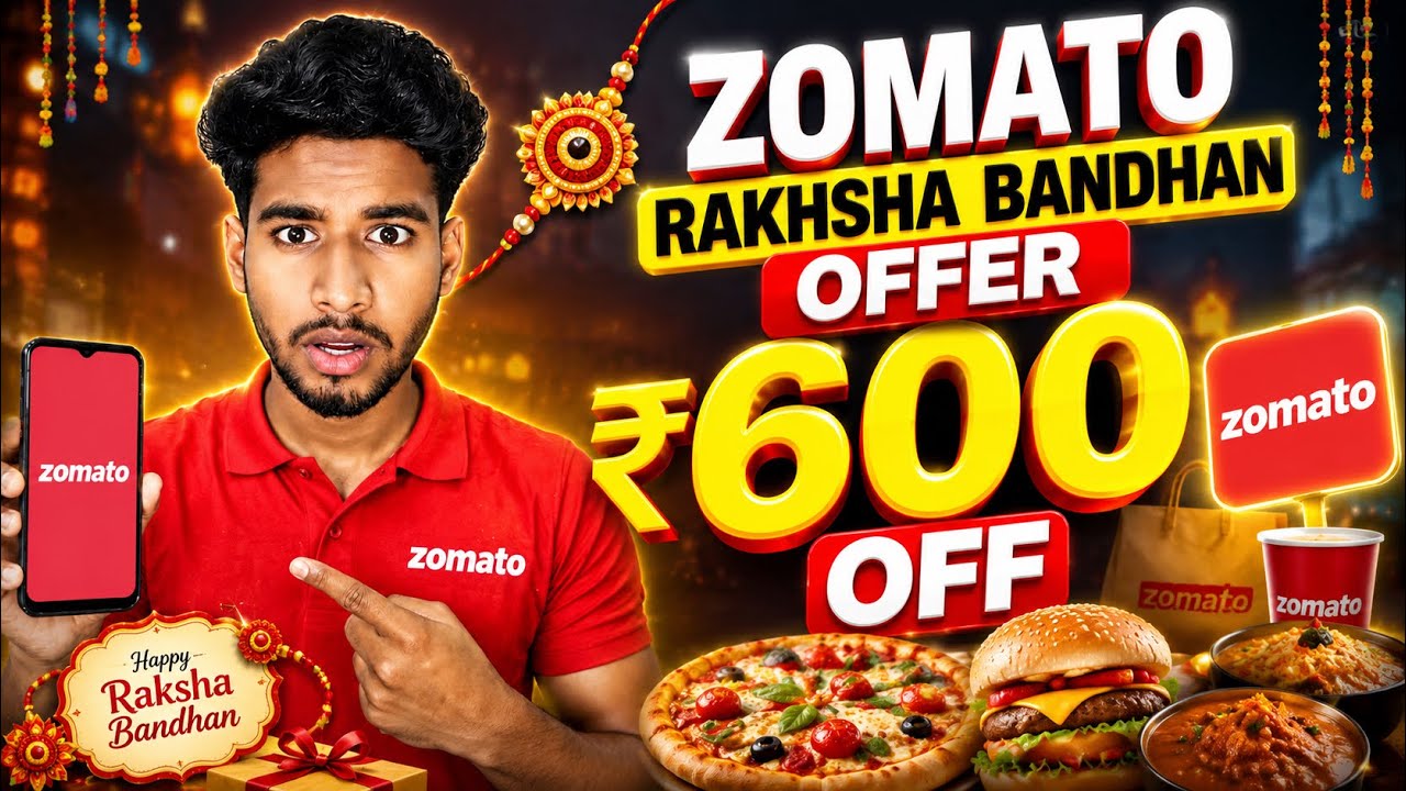 Zomato Coupon Code Today 🔥 | Latest Zomato Offers & Raksha Bandhan Special Deals 2026 🎁🍔