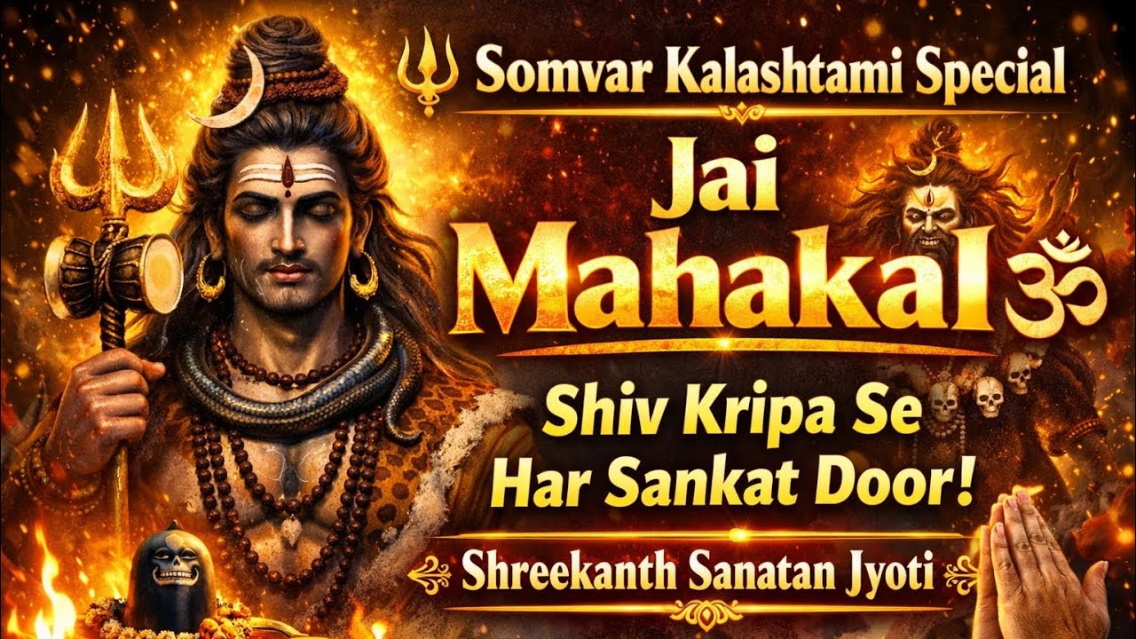 🔱 Somvar Kalashtami Special | Jai Mahakal Shiv Kripa Se Har Sankat Door | Powerful Shiv Bhajan 2026