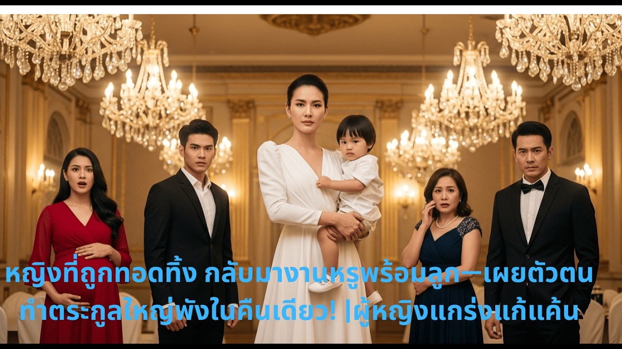 หญิงที่ถูกทอดทิ้ง กลับมางานหรูพร้อมลูก—เผยตัวตน ทำตระกูลใหญ่พังในคืนเดียว! |ผู้หญิงแกร่งแก้แค้น