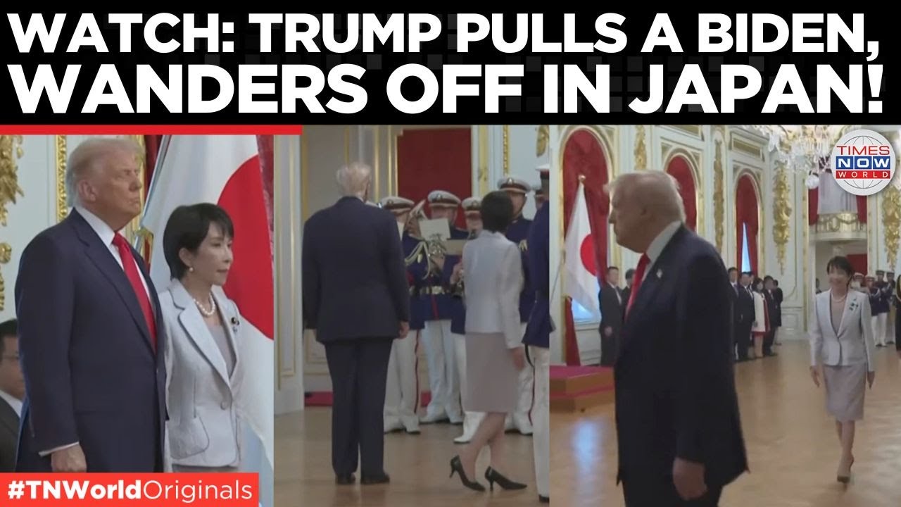 BIDEN FLASHBACK? Trump’s Awkward Japan Moment Sparks Mockery