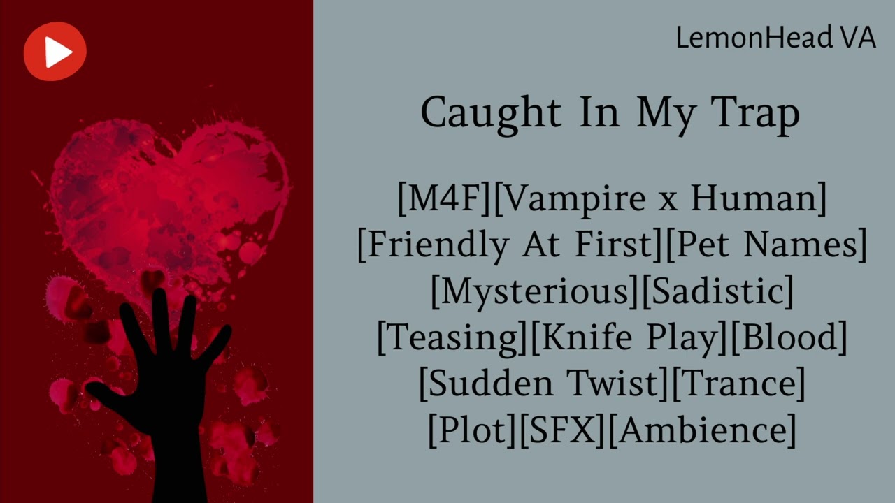 Caught In My Trap [M4F ASMR Roleplay] [Vampire x Human Listener]