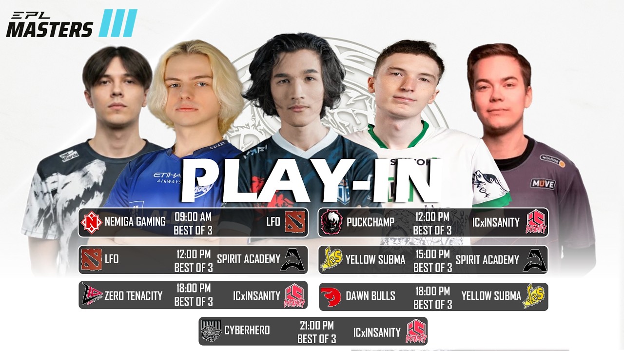 🔴[LIVE] CYBERHERO vs ICxINSANITY | Bo3 | PLAY-IN | EPL MASTERS III #dota2live