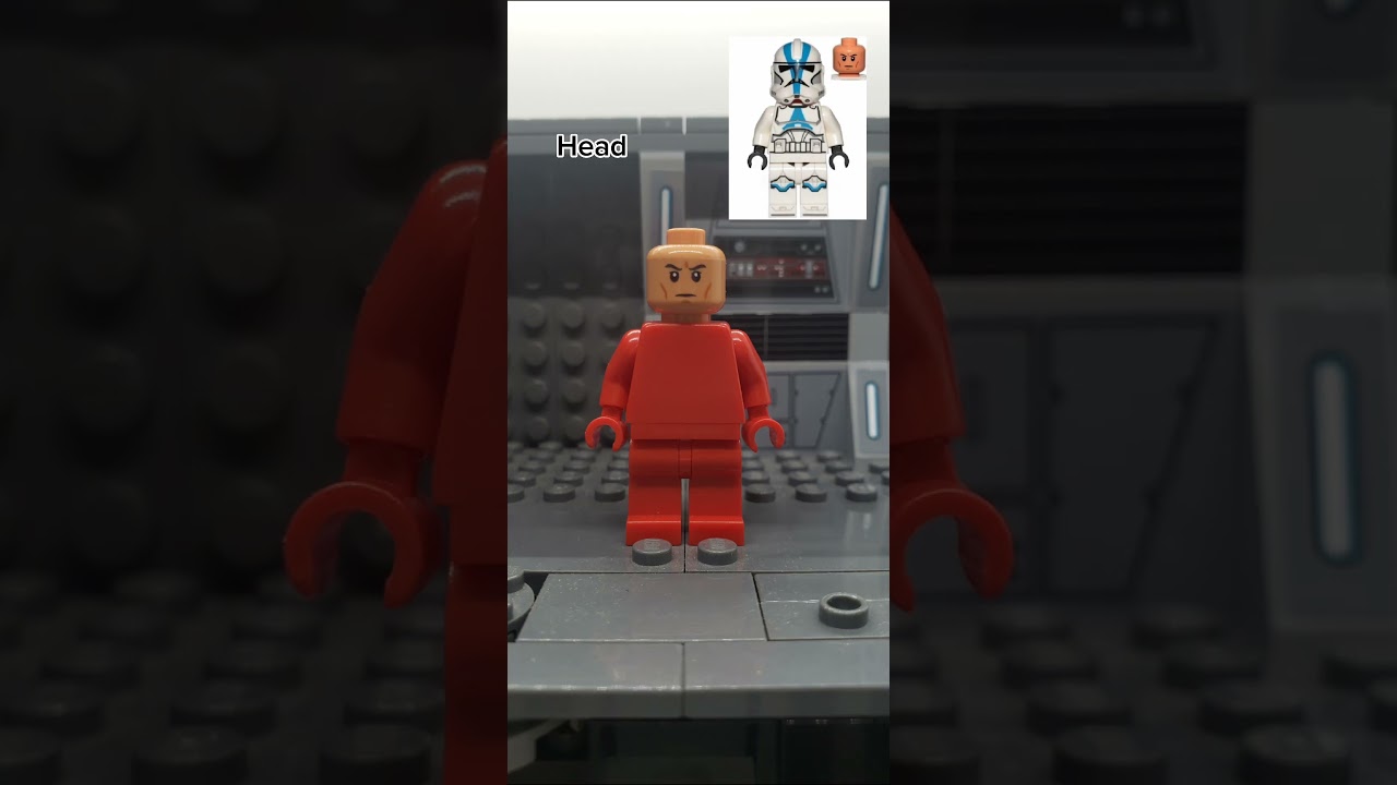 How to make a Clone assassin minifigure #shorts #legostarwars #badbatch