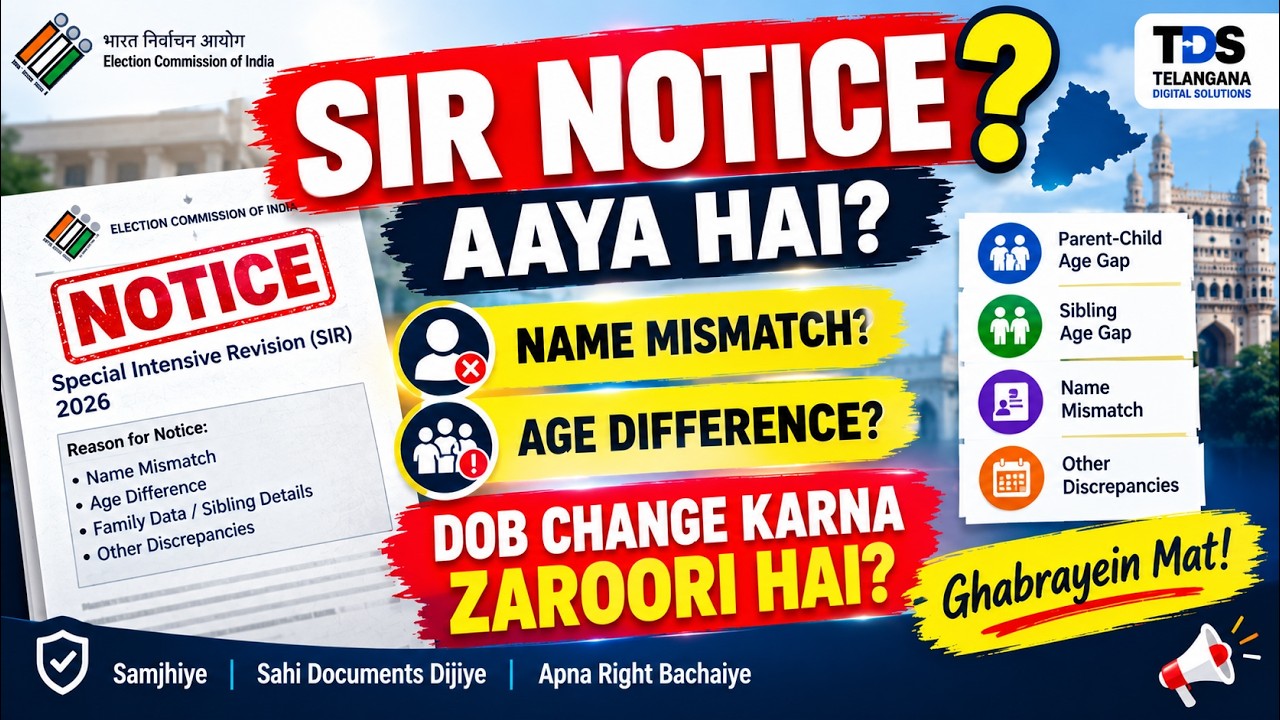 Received an SIR Notice? The Truth About Name Mismatches & Age Gaps (Don't Panic!)