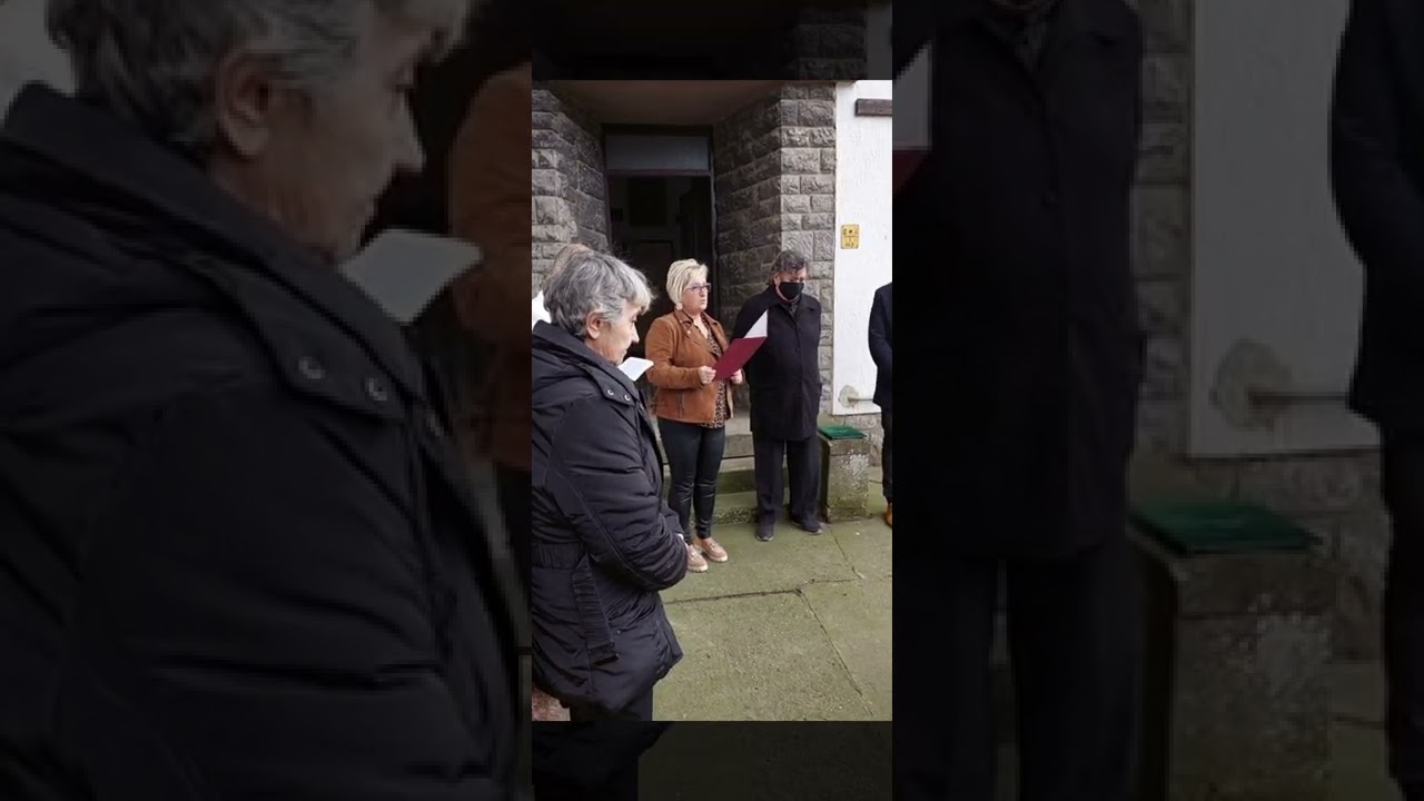 Emléktábla avatás Dr. Ács Imre emlékére