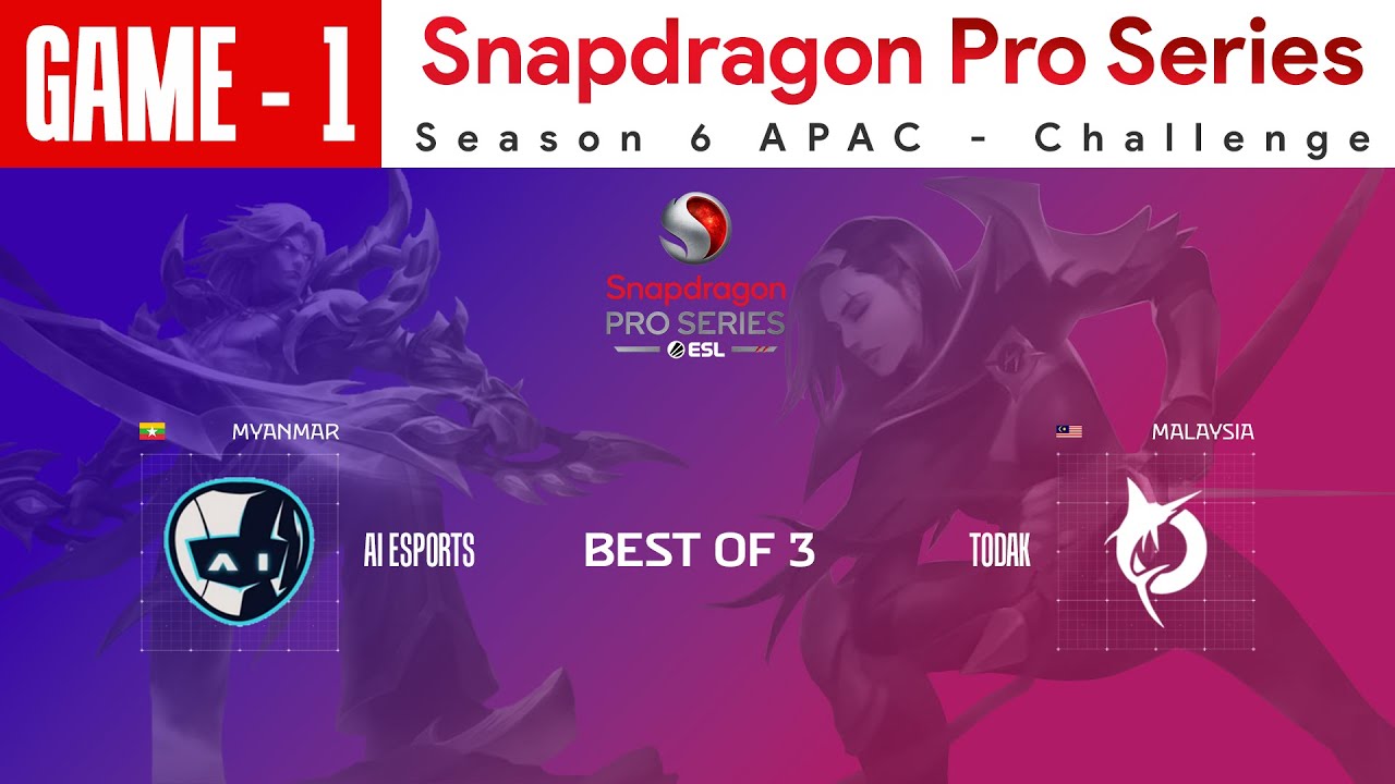 [Game - 1] AI Esports vs Todak | Snapdragon Pro Series