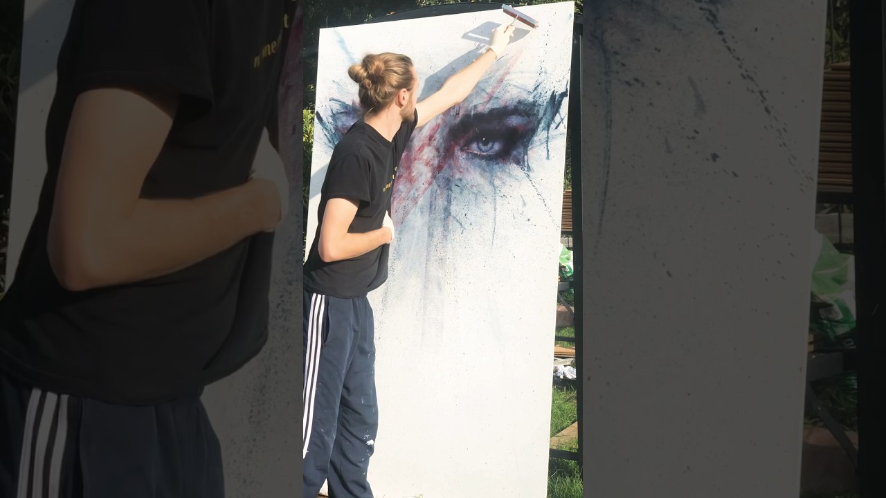 Don&rsquo;t mind me, just uploading some videos from 2020 and feeling old. #art #eyes #painting #viral