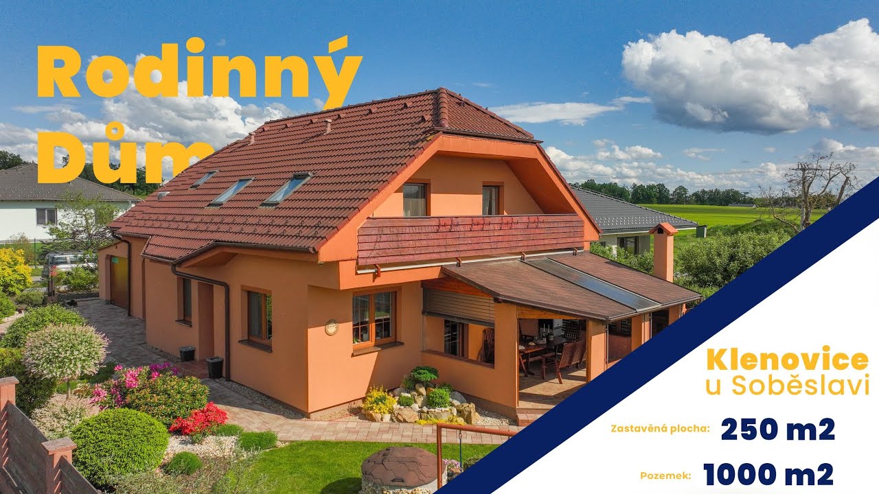 Dům I 250 m&sup2; I Klenovice u Soběslavi I V NAB&Iacute;DCE I videoprohl&iacute;dka