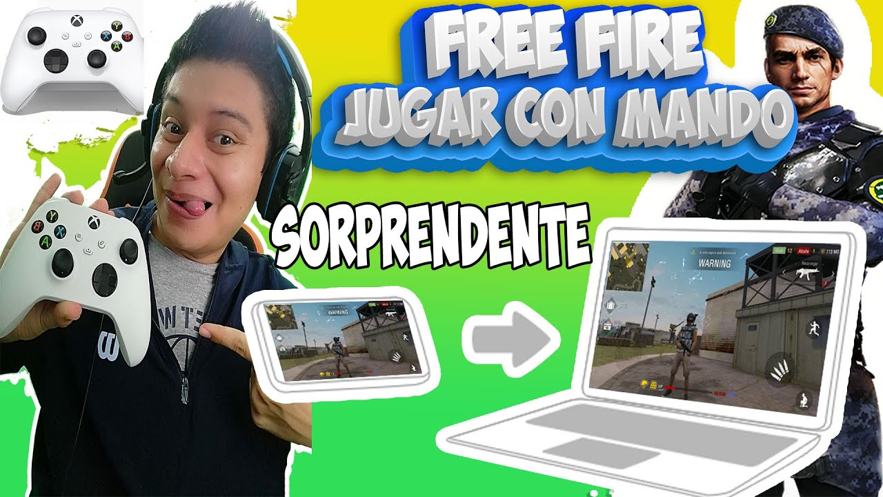 🎮 como jugar con mando free fire | control perfecto para free fire en pc o laptop - f&aacute;cil y rapido