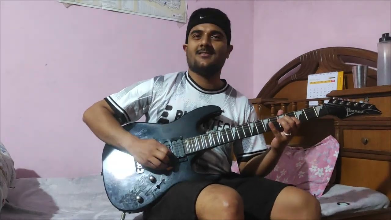 For the Greater good of god guitar solos(cover) 