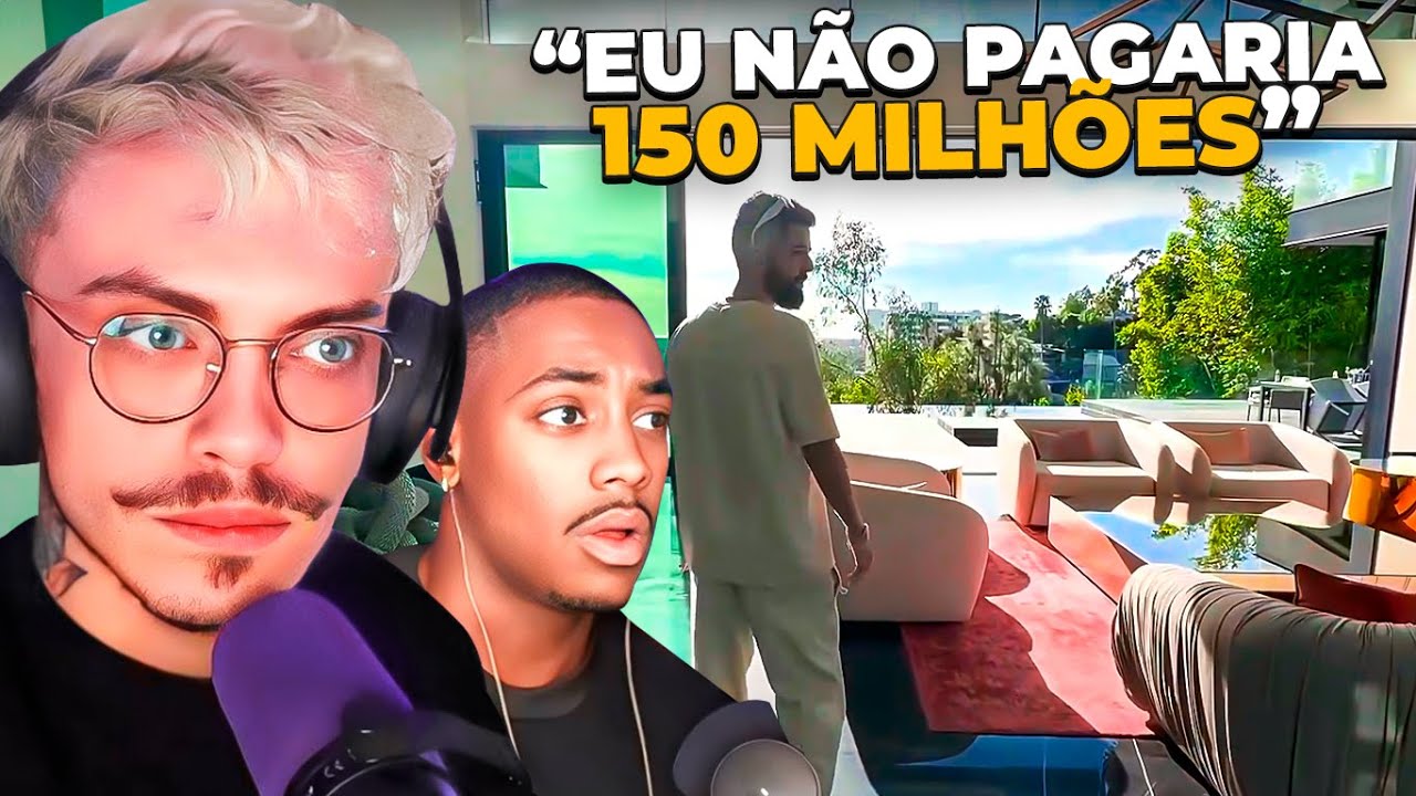avaliando a MANSÃO de 150 MILHÕES do RUYTER ft. Tigrinho