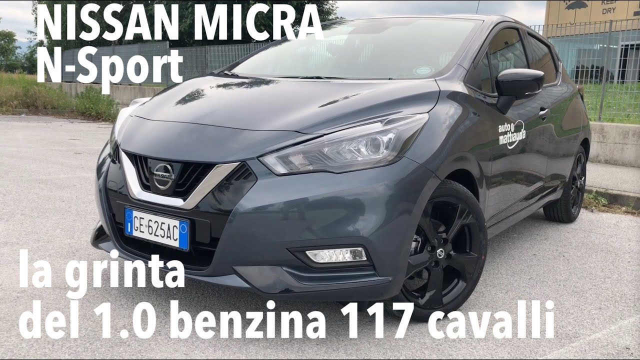 Nissan Micra N-Sport 1.0 tre cilindri 117 cavalli : motore brillante, linee moderne, interni curati