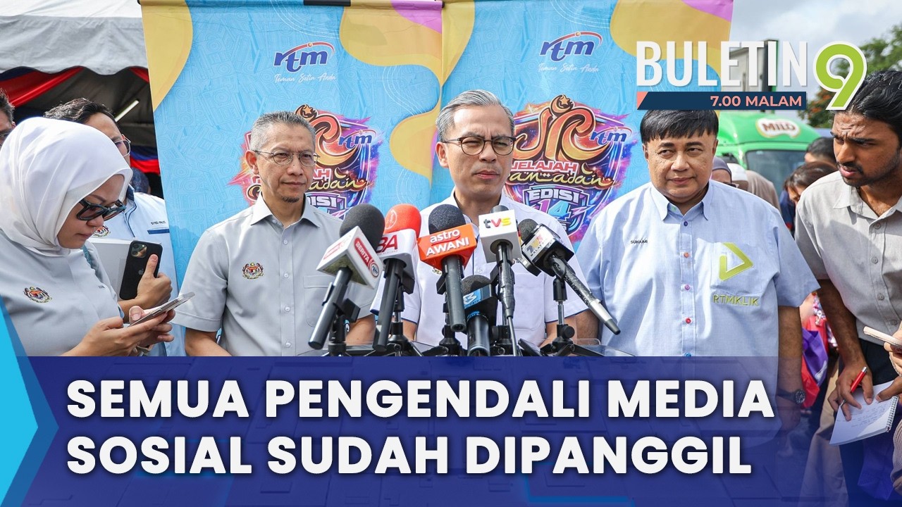 Semua Pengendali Media Sosial Telah Dipanggil - Fahmi (B9)