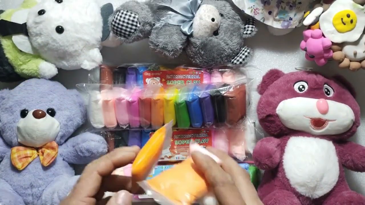 Ultimate Crunchy Clay Mix ASMR 🎧✨ | Super Satisfying Clay Video #asmr #satisfying #trending