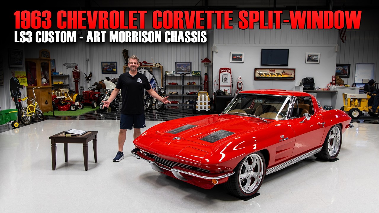 1963 Chevrolet Corvette Split Window | Кастом LS3 | Шасси Art Morrison | Обзор автомобиля