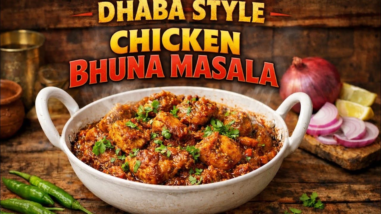 Chicken Bhuna Masala Recipe | मसालेदार और गाढ़ी ग्रेवी वाला चिकन #ChickenRecipe #IndianCurry