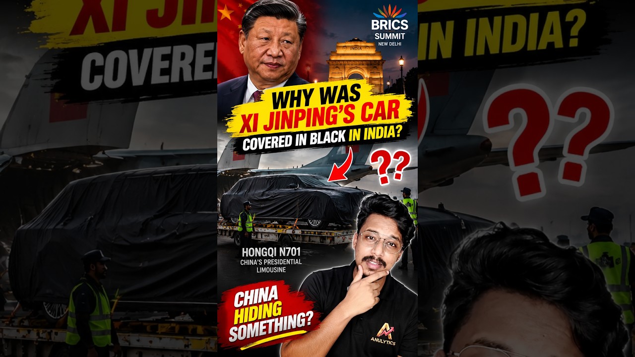 Why Was Xi Jinping&rsquo;s Car Covered in Black in India? | BRICS Summit
