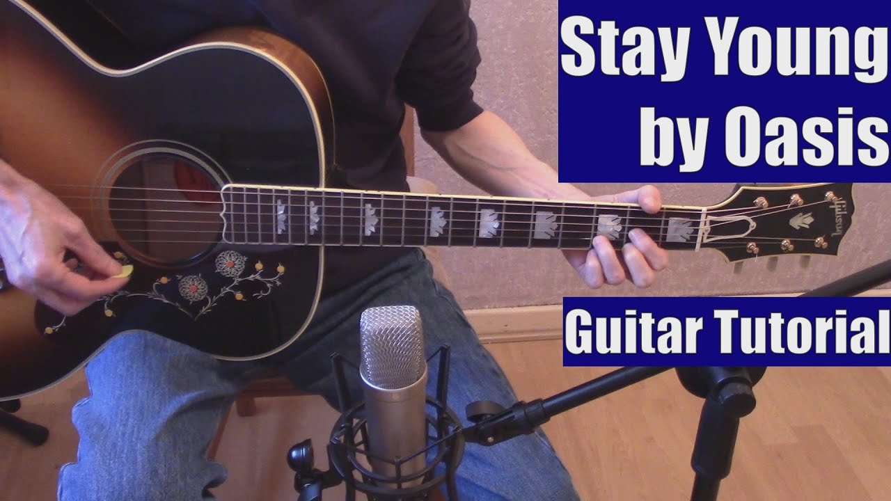 Stay Young by Oasis (Guitar Tutorial with the Isolated Vocal Track by Oasis)