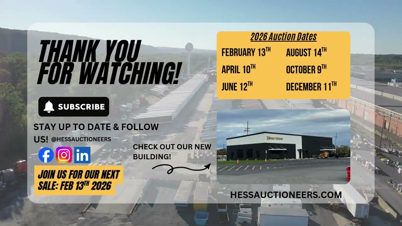 Hess Auctioneers December 2025 Auction Preview