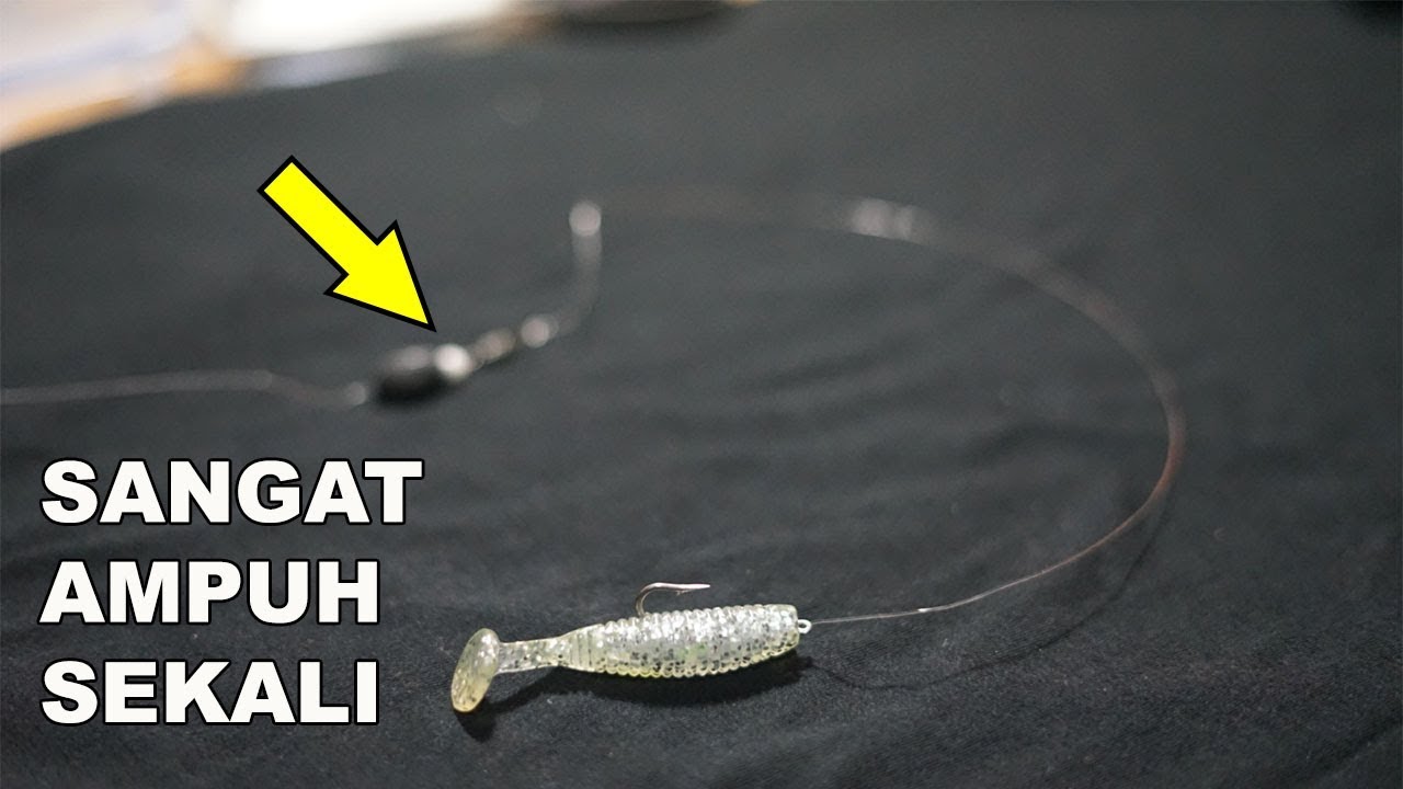 Tutorial Cara Membuat Rangkaian Carolina Rig, 99% STRIKE!