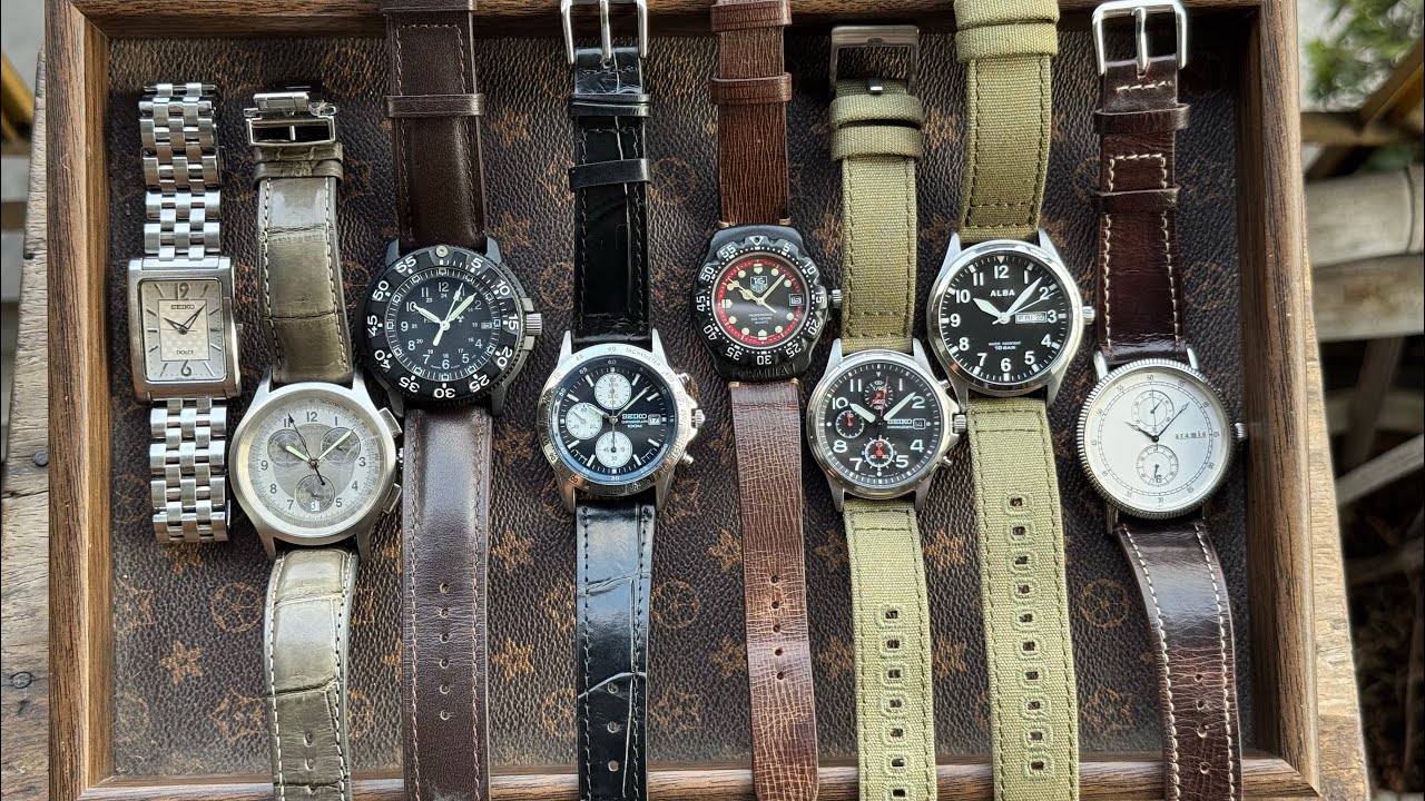 Seiko dolce tank hamilton seiko panda tag heuer seiko alba aramis