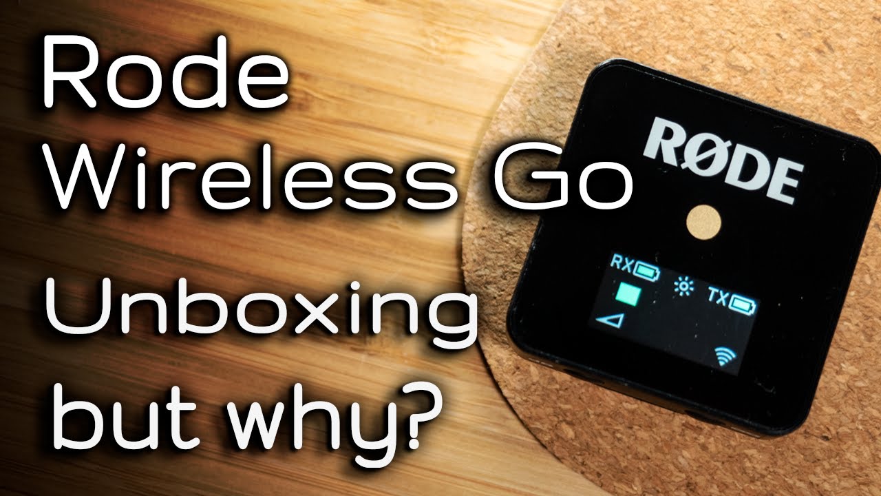 Rode Wireless Go Microphone Unboxing