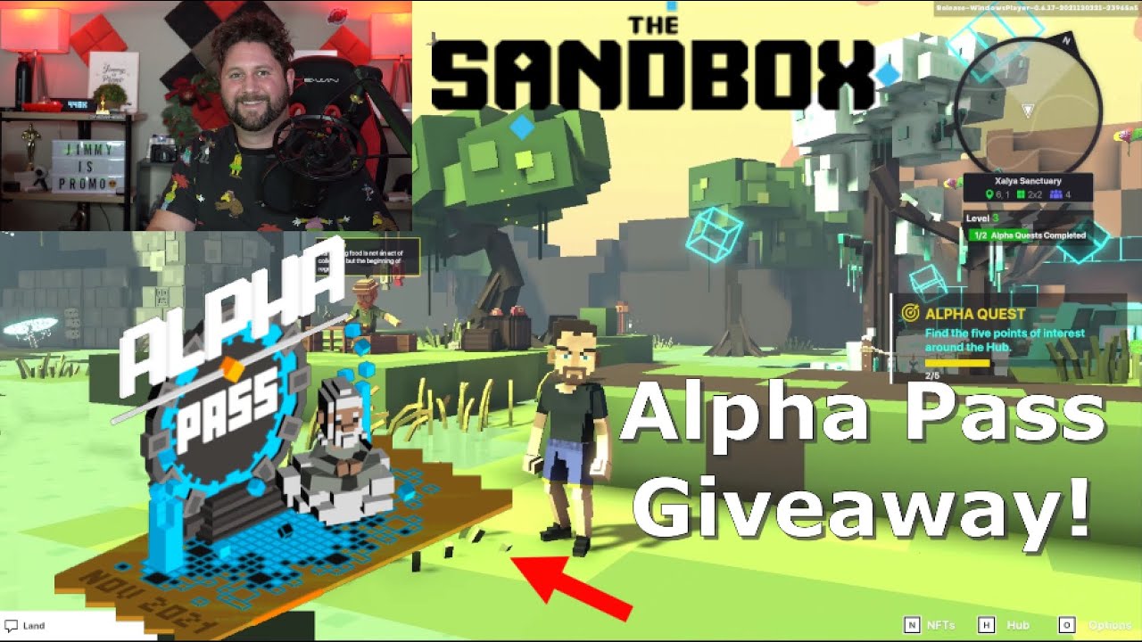 Alpha Pass Giveaway! Win Your Way Into The Sandbox Game Metaverse