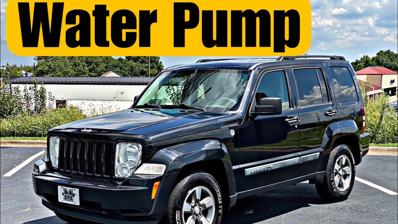 Замена водяного насоса Jeep Liberty 3.7L 2009 - 2013