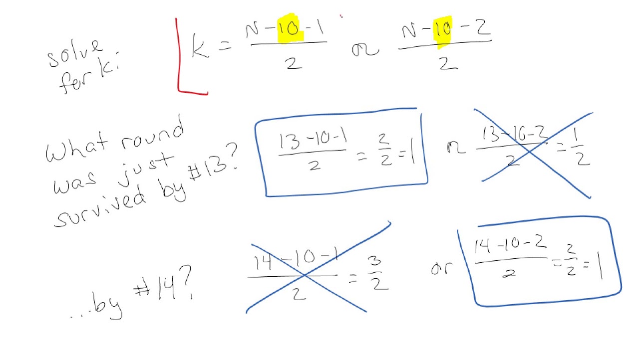 Solving the Generic Josephus Problem, Part 1