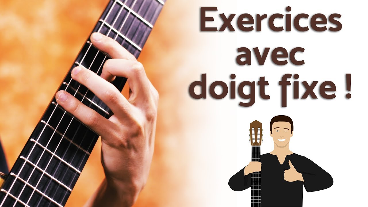 Fixer un doigt ?! (Exercices à la guitare pour la main gauche)