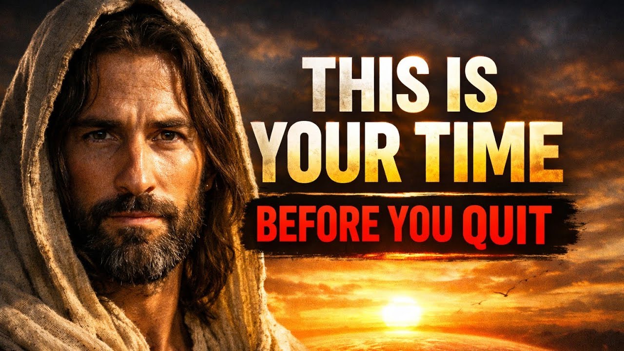 THIS IS YOUR TIME | Watch This Before You Quit | God message today| God says today| God's message 