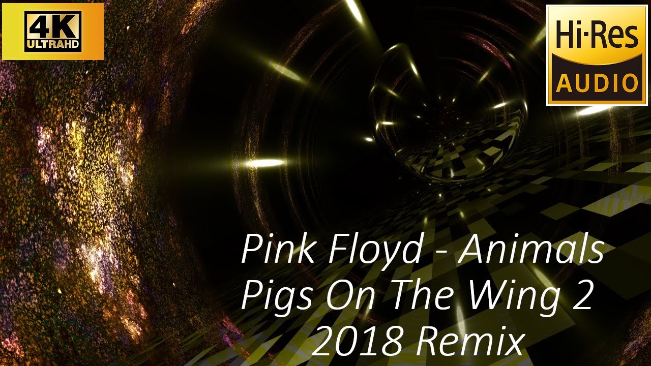 Pink Floyd - Animals -05- Pigs On The Wing 2 (2018 Remix) 4K Visuals HQ Audio